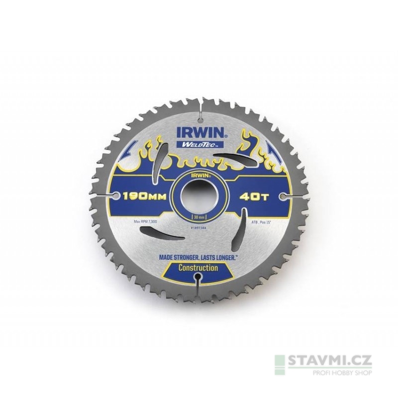 IRWIN Kotoučová pila  WT 190x40x30/20