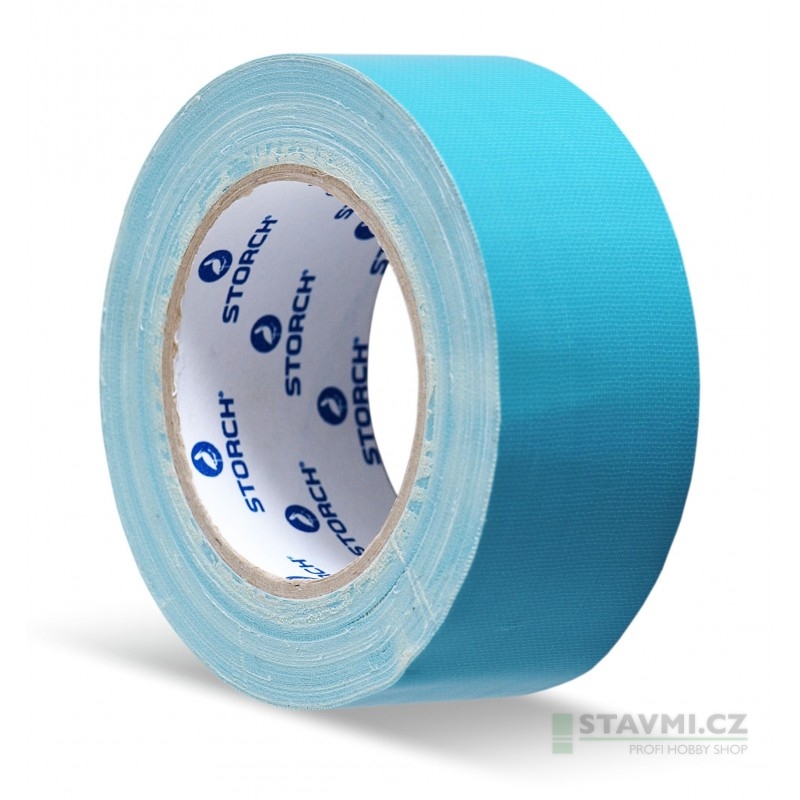 Páska tkan,sv.modrá,50mm/25m