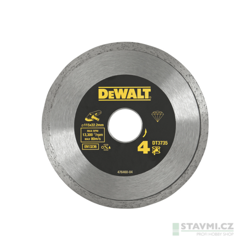 DeWALT Dia kotouč Laser 4 na dlažby a obklady 115x22,2mm DT3735