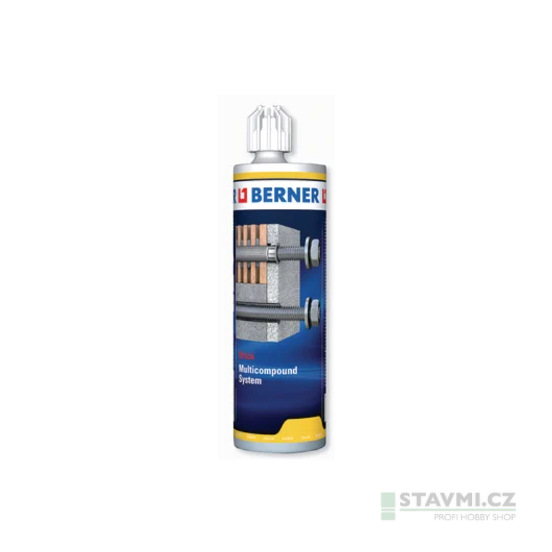 Berner chemická malta 410ml + 2ks tryska 245347