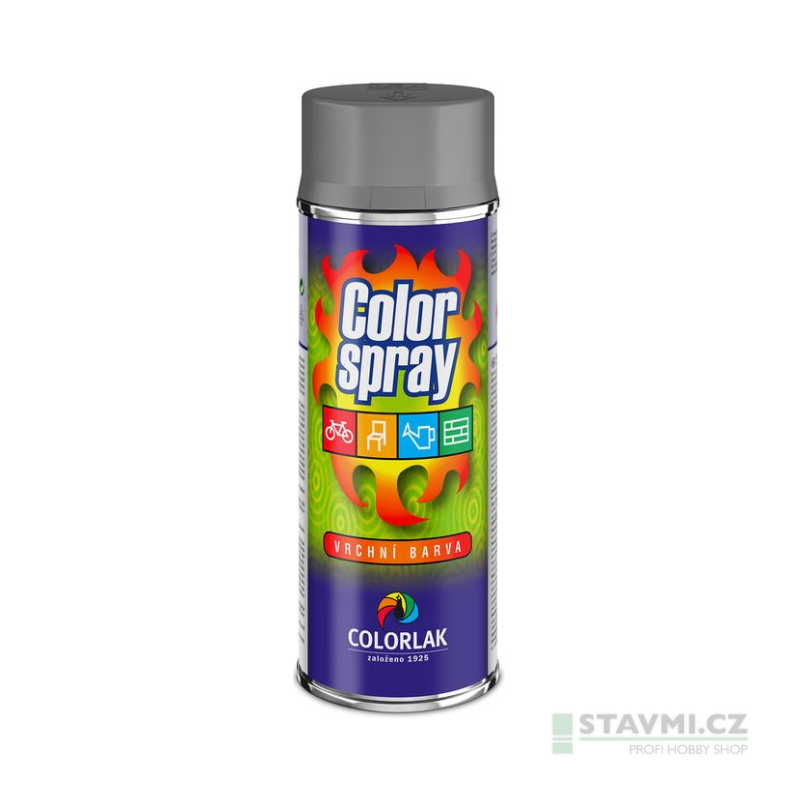 Color spray 400+100ml 9005 černá matná