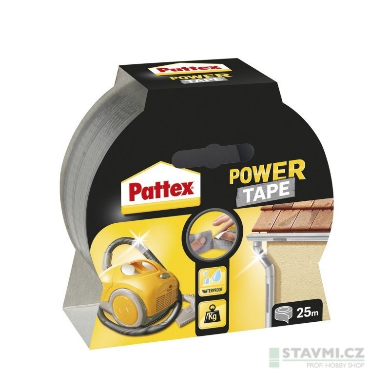 Henkel Pattex Power tape stříbrná 25m