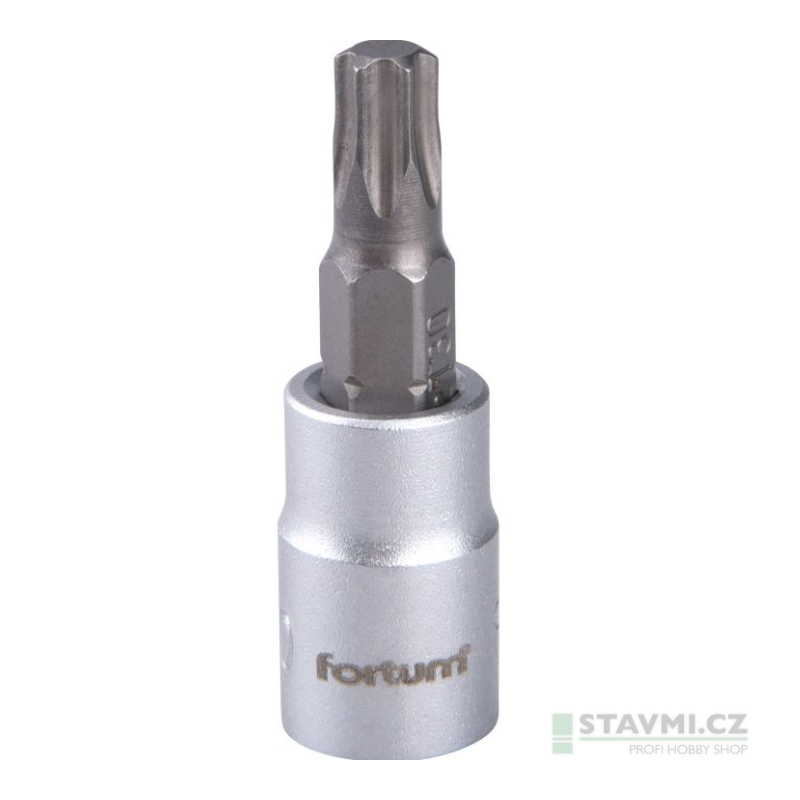 Extol hlavice zástrčná TORX, 1/4", TX 30, L 37